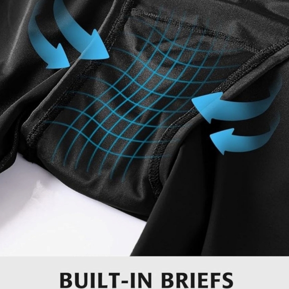 ATTRACO Women's New  Black Plus Size High Wasted Swimsuit Shorts 3X - Picture 8 of 15